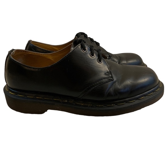 Dr. Martens Shoes - Dr. Martens Vintage 1461 Made In England Smooth Black Leather Oxford Shoes